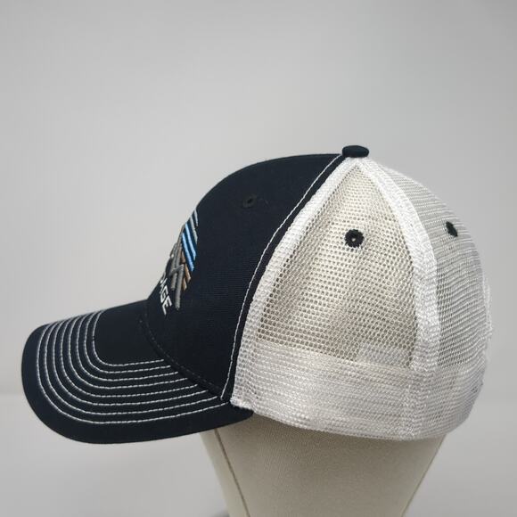 Brundage Snapback Trucker Hat Black One Size Mesh Back 6 Panel Ouray Sportswear - Picture 3 of 9